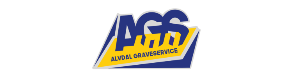 Logoen til Alvdal Graveservice AS