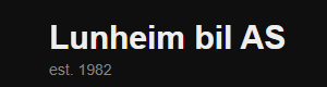 Logoen til Lunheim Bil As