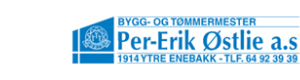 Logoen til Bygg Og Tømmermester Per-Erik Østlie As