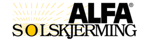 Logoen til Alfa Solskjerming AS