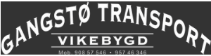 Logoen til Gangstø Transport As
