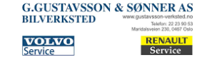 Logoen til G. Gustavsson & Sønner Bilverksted As
