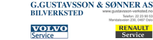 Logoen til G. Gustavsson & Sønner Bilverksted As
