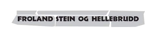 Logoen til Froland Stein Og Hellebrudd AS