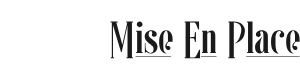 Logoen til Mise En Place AS