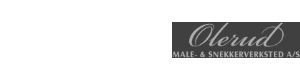 Logoen til Olerud Male & Snekkerverksted AS