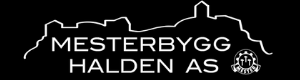Logoen til Mesterbygg Halden As