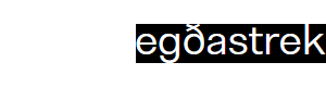 Logoen til Egdastrek As