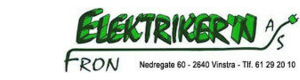 Logoen til Elektrikern Fron AS