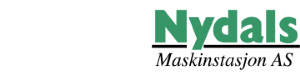 Logoen til Nydals Maskinstasjon AS