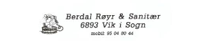 Logoen til Berdal Røyr Og Sanitær As