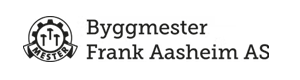 Logoen til Byggmester Frank Aasheim As