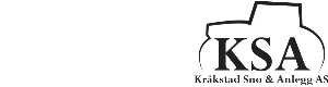 Logoen til Kråkstad Snø & Anlegg As