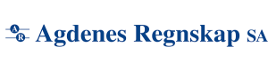 Logoen til Agdenes Regnskap Sa