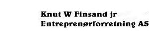 Logoen til Knut W Finsand Jr Entreprenørforretning As