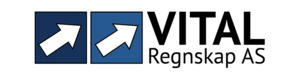 Logoen til Vital Regnskap As