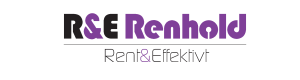 Logoen til R & E Renhold As
