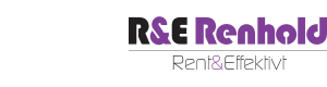 Logoen til R & E Renhold As