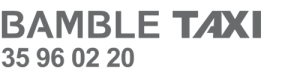 Logoen til Bamble Taxi Sa