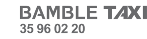 Logoen til Bamble Taxi Sa