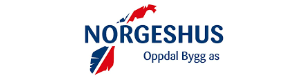 Logoen til Norgeshus Oppdal Bygg As