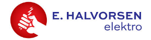 Logoen til E Halvorsens Elektro AS