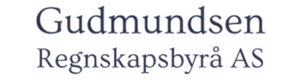 Logoen til Gudmundsen Regnskapsbyrå As