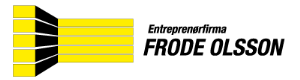 Logoen til Entreprenørfirma Frode Olsson As