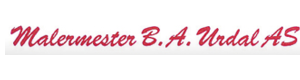 Logoen til Malermester B A Urdal AS