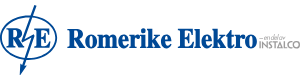 Logoen til Romerike Elektro AS