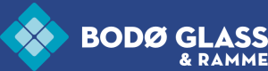 Logoen til Bodø Glass & Ramme As