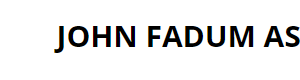 Logoen til John Fadum AS