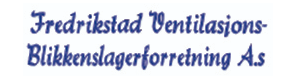 Logoen til Fredrikstad Ventilasjons- Og Blikkenslagerforretning As