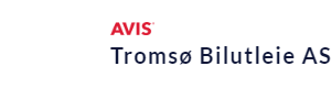 Logoen til Tromsø Bilutleie As