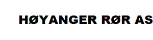 Logoen til Høyanger Rør As