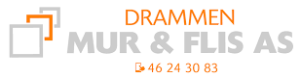 Logoen til Drammen Mur & Flis As