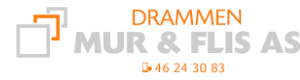 Logoen til Drammen Mur & Flis As
