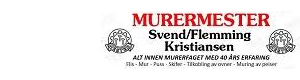 Logoen til Murmester Svend/Flemming Kristiansen As