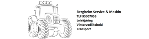 Logoen til Bergheim Service Og Maskin