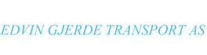 Logoen til Edvin Gjerde Transport AS
