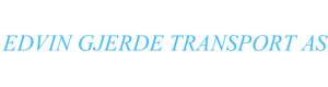 Logoen til Edvin Gjerde Transport AS