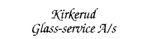 Logoen til Kirkerud Glass-Service AS
