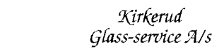 Logoen til Kirkerud Glass-Service AS