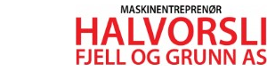 Logoen til Halvorsli Fjell Og Grunn AS