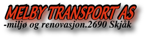 Logoen til Melby Transport AS