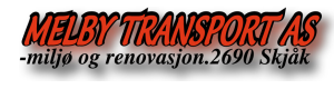 Logoen til Melby Transport AS