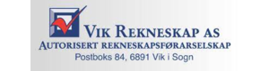 Logoen til Vik Rekneskap AS