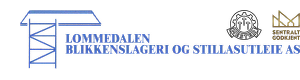 Logoen til Lommedalen Blikkenslageri Og Stillasutleie As