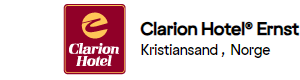 Logoen til Clarion Hotel Ernst AS