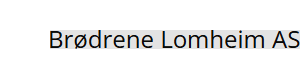 Logoen til Brødrene Lomheim As
